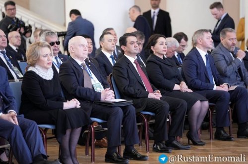 Рустами Эмомалӣ дар ҷаласаи тантанавии Ассамблеяи Байнипарламентии давлатҳои иштирокчии ИДМ ба муносибати 80-солагии Ғалаба иштирок намуданд
