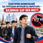 ПЕШГИРИИ ШОМИЛШАВИИ ШАҲРВАНДОН (МУҲОҶИРОН) БА ГУРӮҲҲОИ ИРТИҶОӢ ВА ИФРОТГАРО — ВАЗИФАИ ҲАР ЯКИ МОСТ